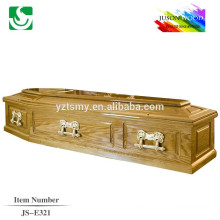 trade assurance supplier reasonable price aluminum wood coffin